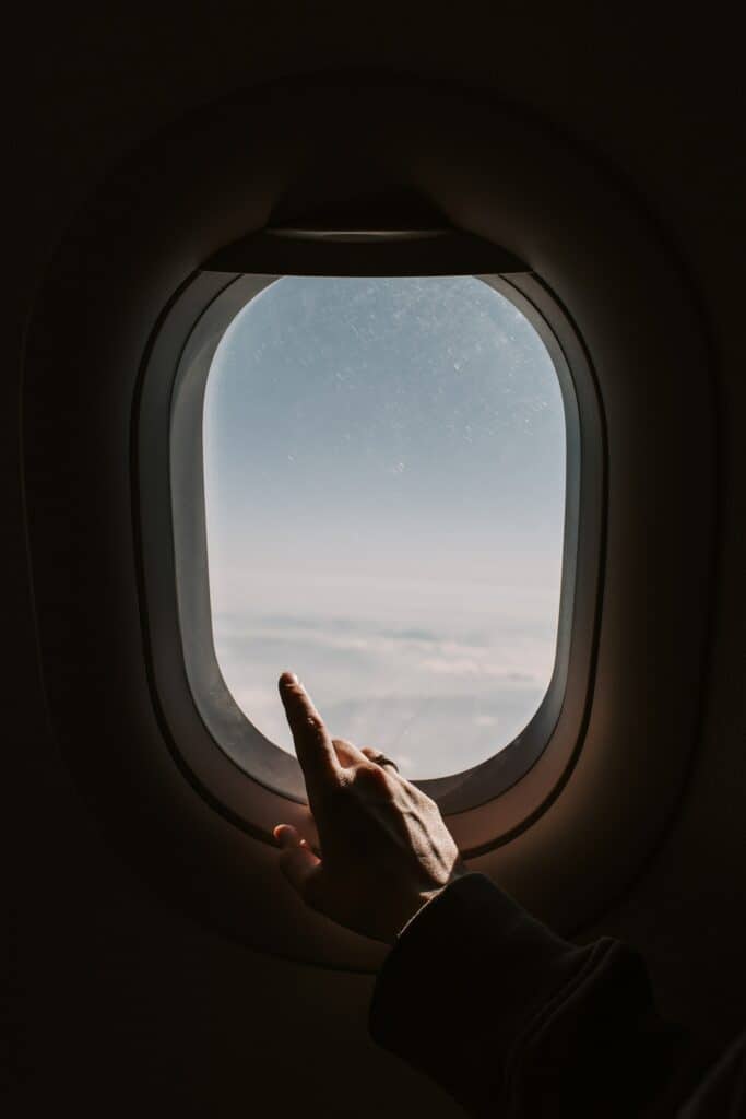 private jet window