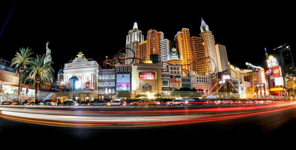 las vegas by night