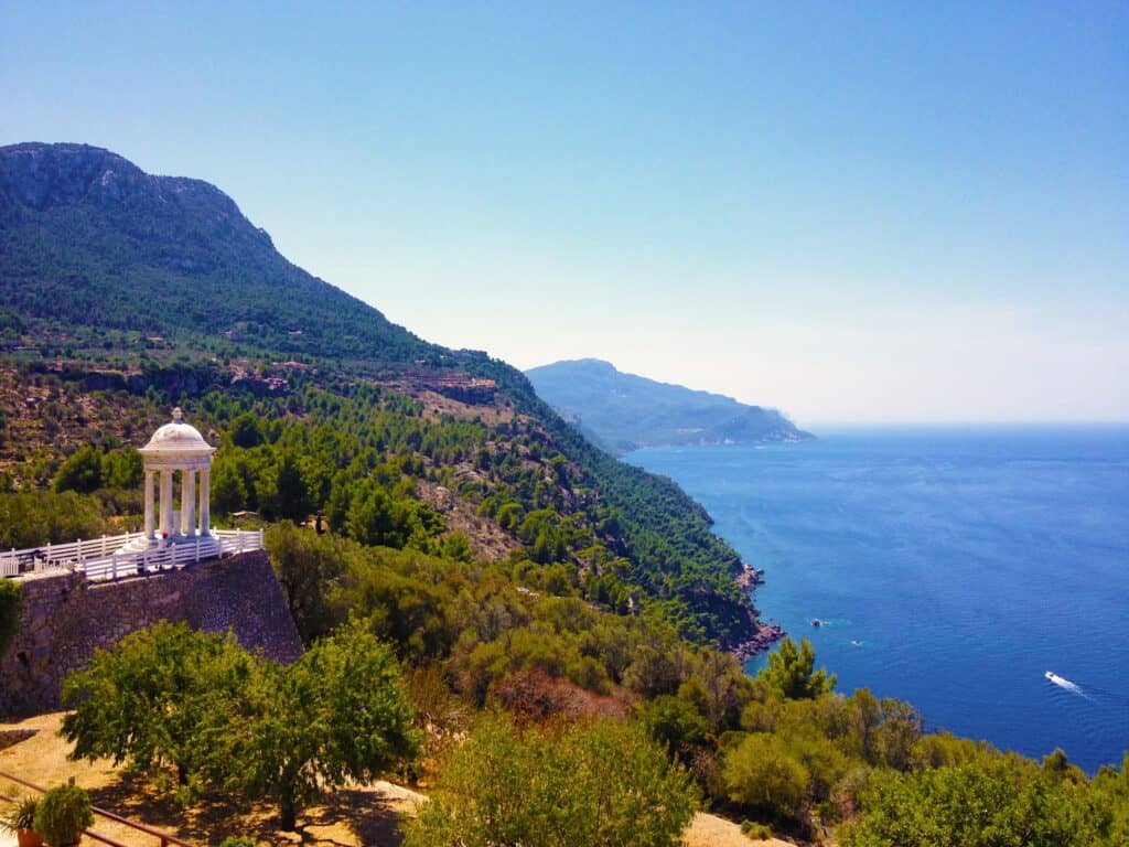 Vue sur la mer de Palma de Majorque