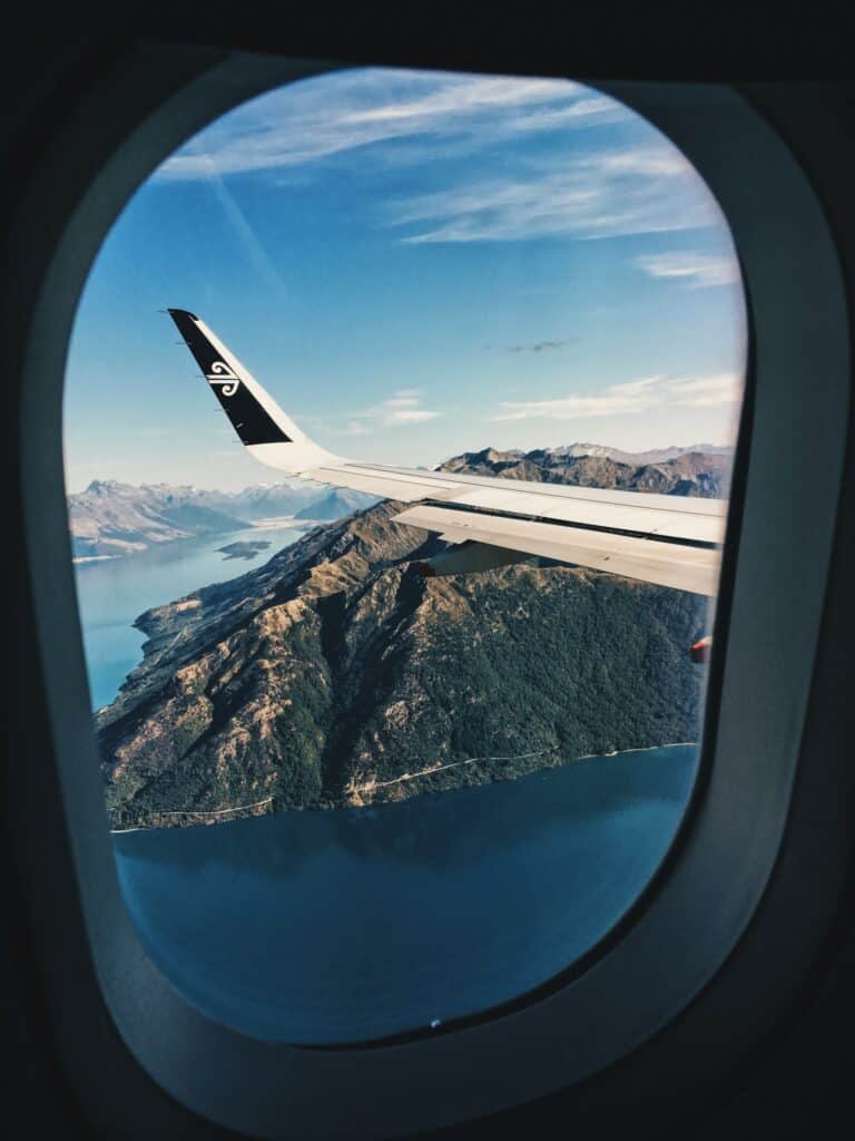 ventana de avión