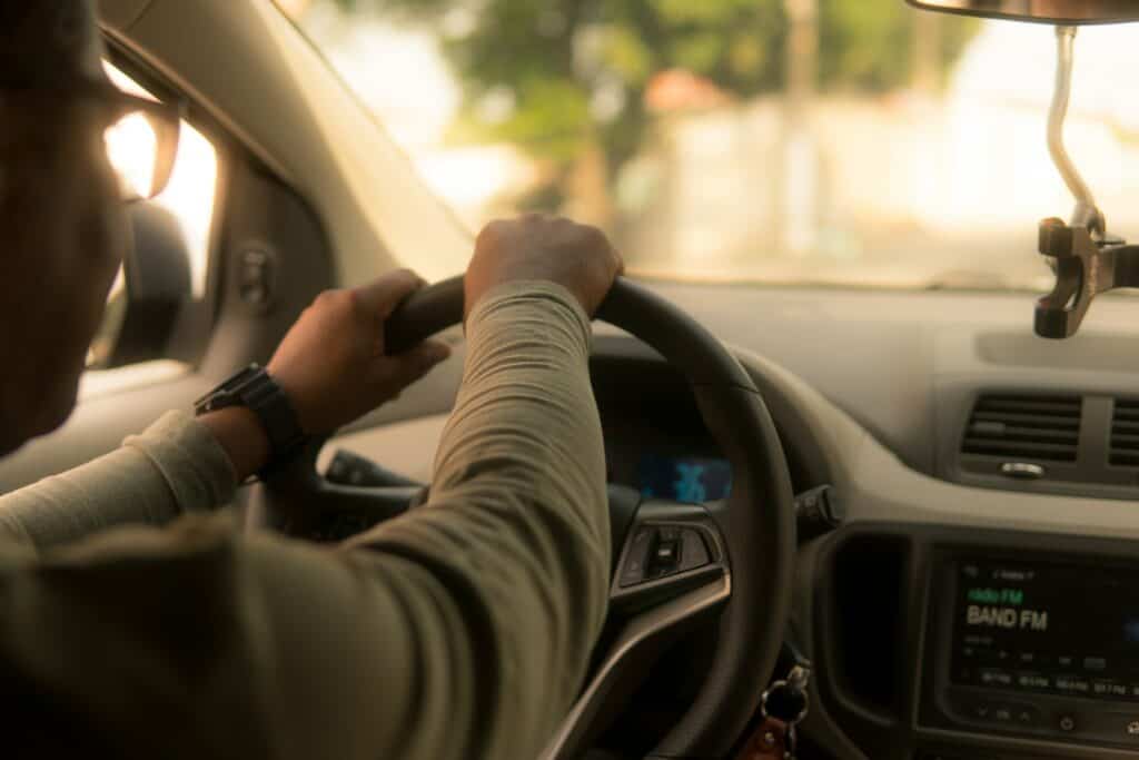 conductor del coche