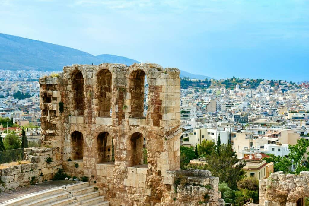 amfitheater in Athene