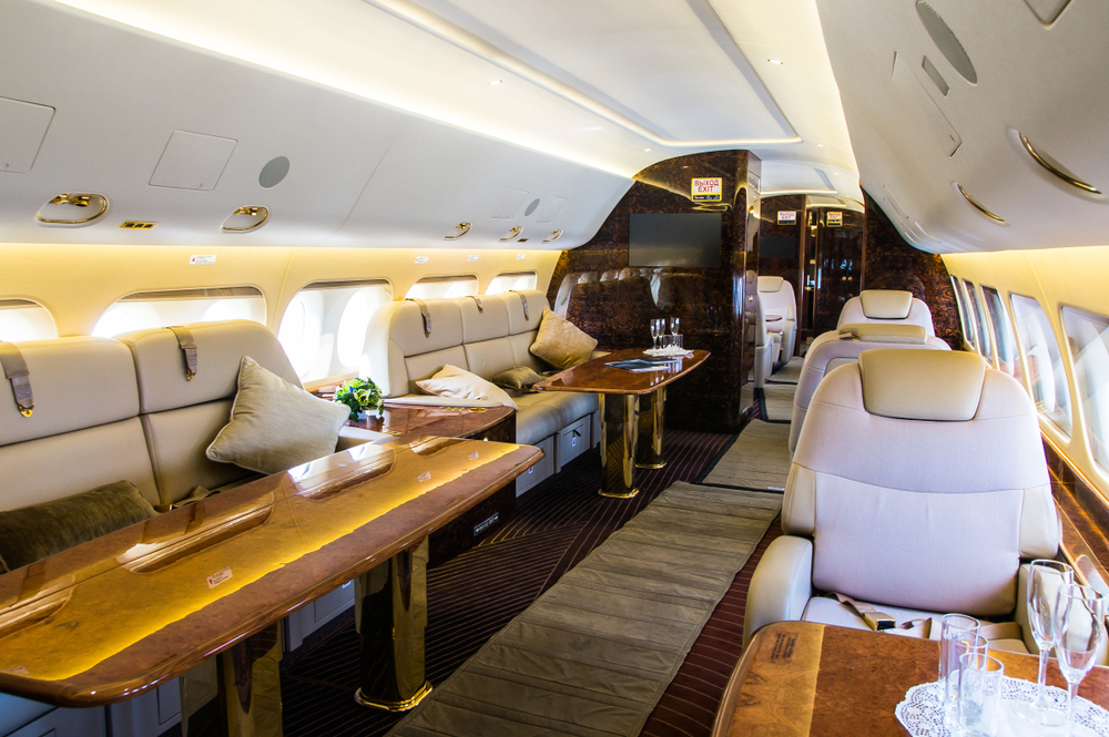 middelgrote privéjet